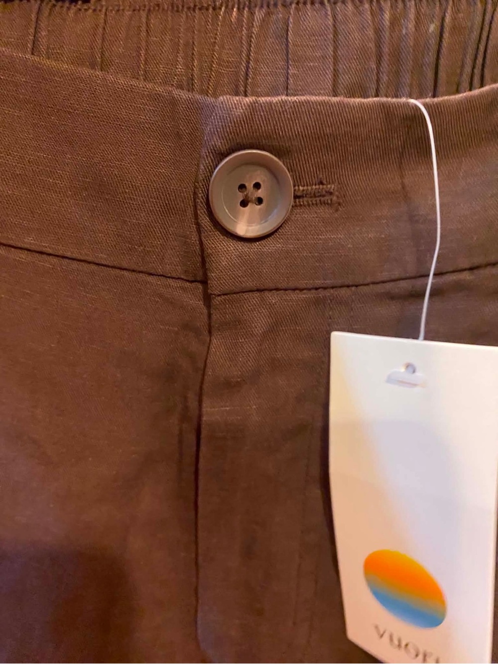 NWT Vuori Trestles Twill Wideleg FRENCH ROAST Size XS - Picture 5 of 6